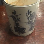 skeleton mug