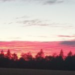 Sunset Over East Lothian