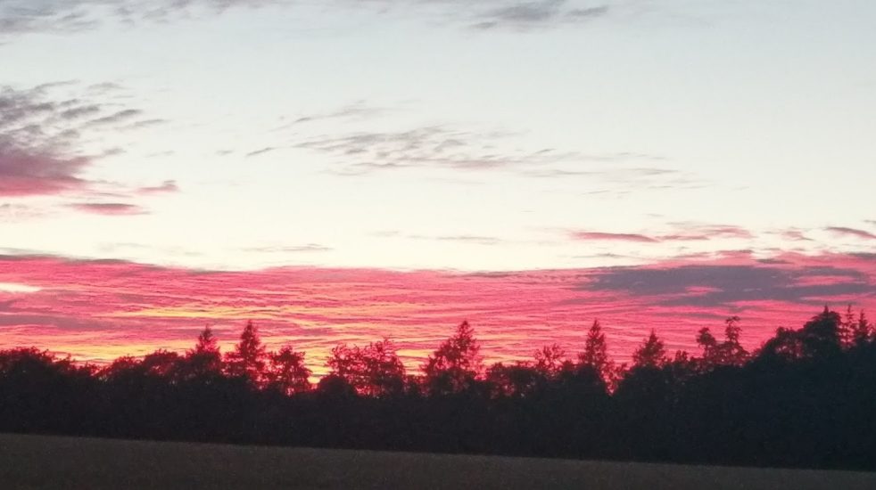 Sunset Over East Lothian